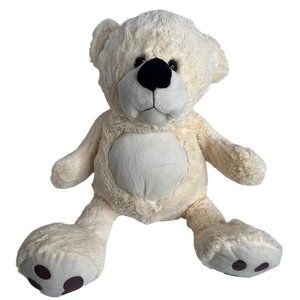 Fun Express Cream Colored Bear Stuffed Animal Soft Plush Gift Kids Toy 22 in